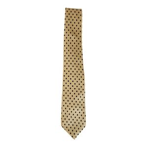 Mark Shale Handmade Yellow Silk Tie Diamond Pattern